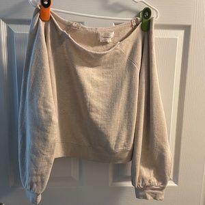 Anthropologie off-shoulder jersey S